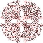 Redwork Quiltblock 04