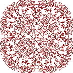 Redwork Quiltblock 06