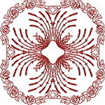 Redwork Quiltblock 08