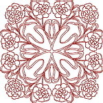 Redwork Quiltblock 09