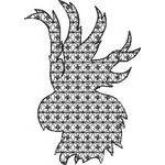 Basic Blackwork Bird 20