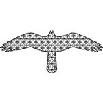 Basic Blackwork Bird 04