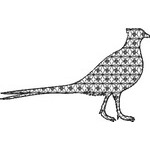 Basic Blackwork Bird 07