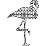 Basic Blackwork Bird 18