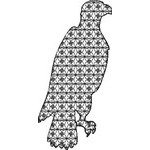 Basic Blackwork Bird 19