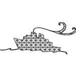 Basic Blackwork Boat 08