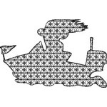 Basic Blackwork Boat 10