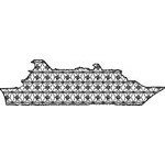 Basic Blackwork Boat 12