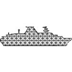 Basic Blackwork Boat 15