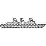 Basic Blackwork Boat 16