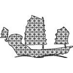 Basic Blackwork Boat 19