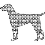 Basic Blackwork Dog 10