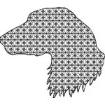 Basic Blackwork Dog 18