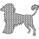 Basic Blackwork Dog 20