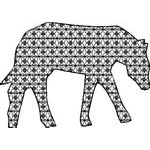 Basic Blackwork Farm Animals 08