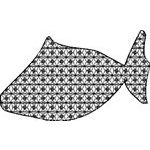 Basic Blackwork Fish 08