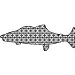 Basic Blackwork Fish 09