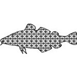 Basic Blackwork Fish 17