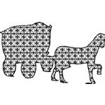 Basic Blackwork Horse 12