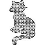 Basic Blackwork Cat 03