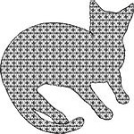 Basic Blackwork Cat 06