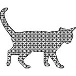 Basic Blackwork Cat 09