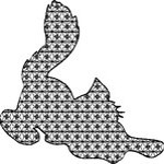 Basic Blackwork Cat 10