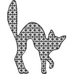 Basic Blackwork Cat 16