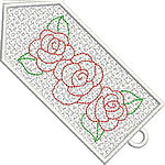 Colorful Roses Bookmark