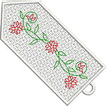 Colorful Flower Bookmark 05