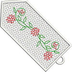 Colorful Flower Bookmark 05