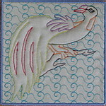 Trapunto Quiltblock 04