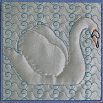 Trapunto Quiltblock 05