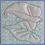 Trapunto Quiltblock 06