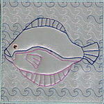 Aqua Marine Quiltblock 01