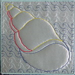 Aqua Marine Quiltblock 07