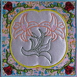 Flower Quiltblock 07