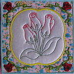 Flower Quiltblock 10