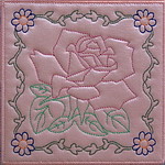 Flower Quiltblock 08