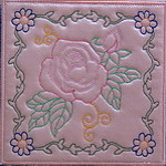 Flower Quiltblock 09