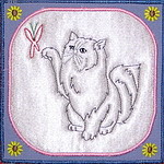 Cat Quiltblock 05