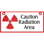 Caution Radiation Area Sign