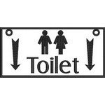 Bathroom Direction Sign 07