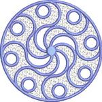 Curly Curves FSL Coaster 01