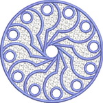 Curly Curves FSL Coaster 04