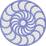 Curly Curves FSL Coaster 07