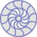 Curly Curves FSL Coaster 08