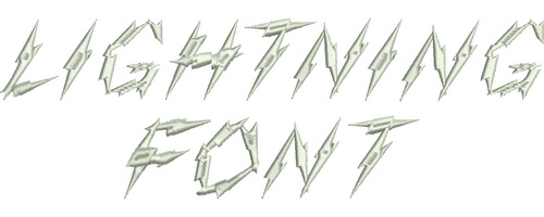 Lightning Font