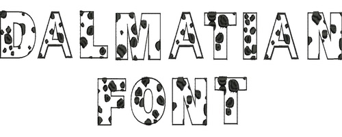 Dalmatian Font