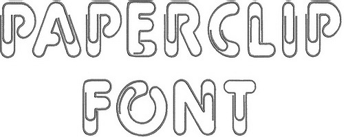 Paperclip Font